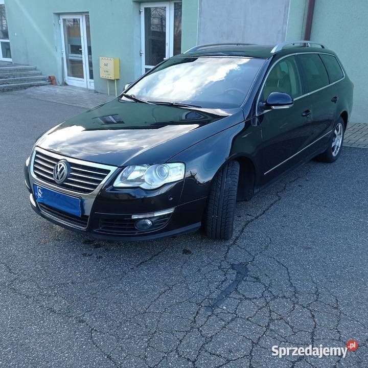 Czarny Używany 2008 VW Passat Kombi | 21 000 zł (Drogi) - Obraz 1/4
