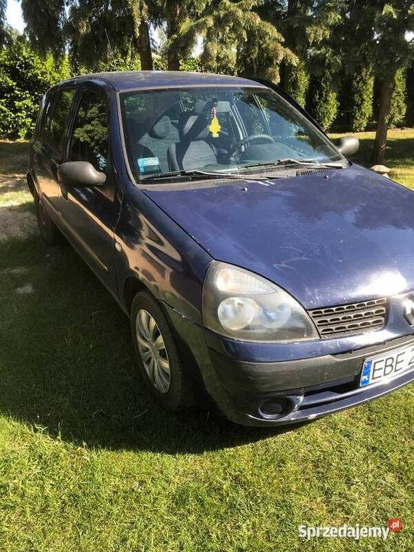 Niebieski Używany 2003 Renault Clio II Sedan/Limuzyna | 2450 zł - Obraz 1/4