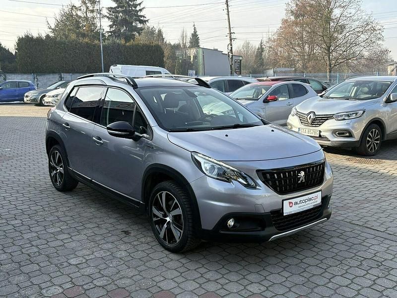 Używany Peugeot 2008 GT-line 130 KM (95 kW) 2018 Bordowy SUV
