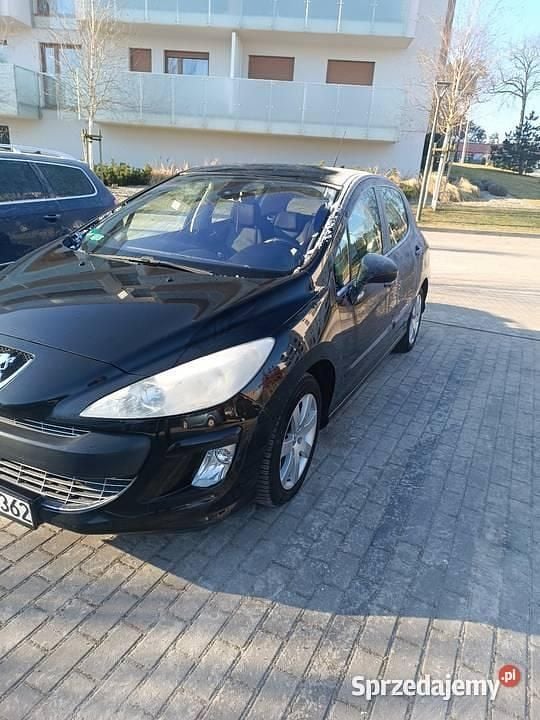 Czarny Używany 2008 Peugeot 308 Hatchback | 11 200 zł (Uczciwa cena) - Obraz 1/4