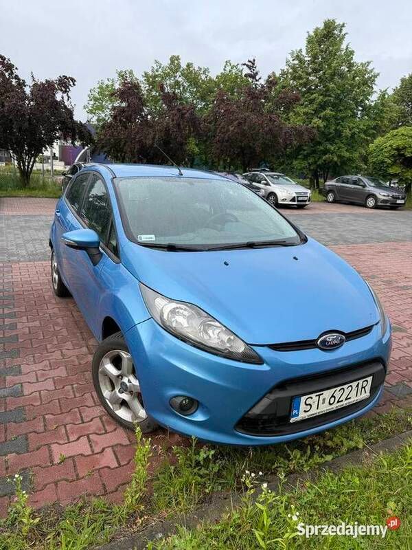 Niebieski Używany 2008 Ford Fiesta Hatchback | 16 100 zł - Obraz 1/4