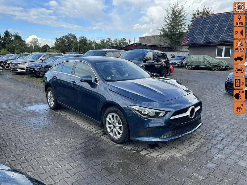 Niebieski Używany 2021 Mercedes CLA180 Sedan/Limuzyna | 59 900 zł - Obraz 1/4