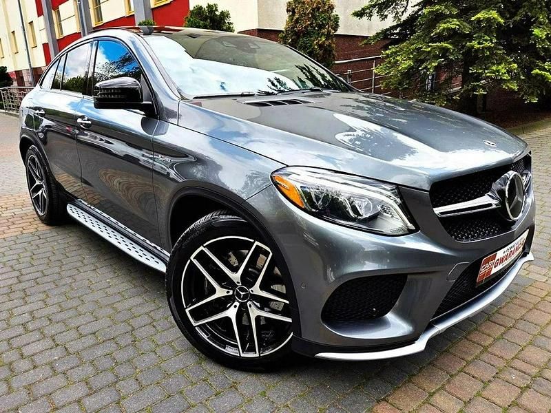 Szary (metalik) Używany 2017 Mercedes GLE53 AMG AMG Coupe | 149 999 zł - Obraz 1/4