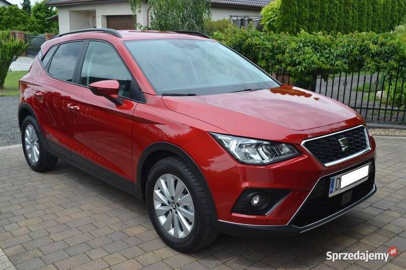 Bordowy Używany 2019 Seat Arona SUV | 55 500 zł (Dobra cena) - Obraz 1/4