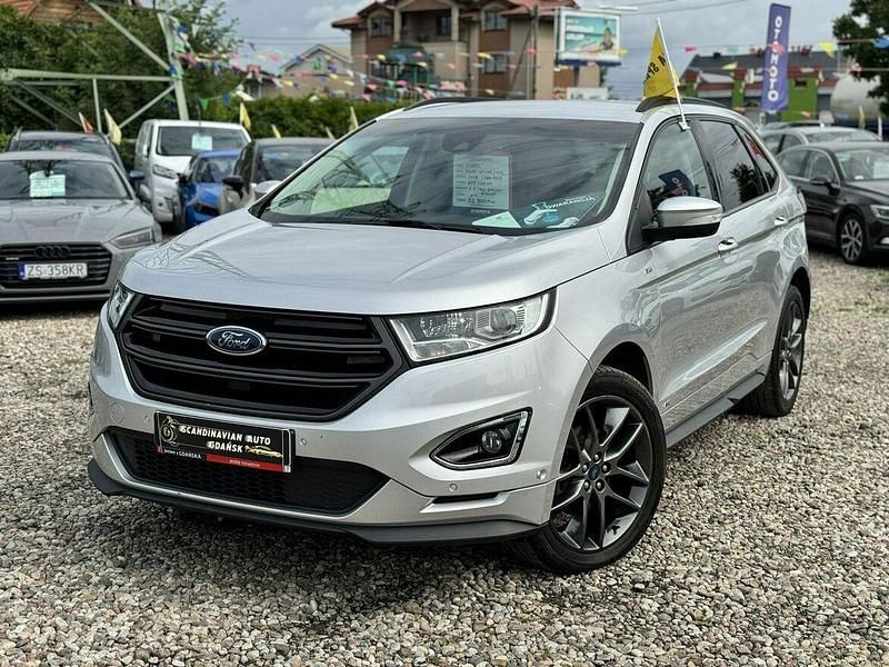 Srebrny (metalik) Używany 2018 Ford Edge ST-Line SUV | 82 900 zł (Uczciwa cena) - Obraz 1/4