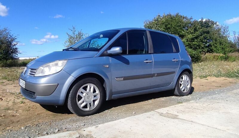 Niebieski Używany 2005 Renault Scénic II Minivan | 10 900 zł (Drogi) - Obraz 1/4
