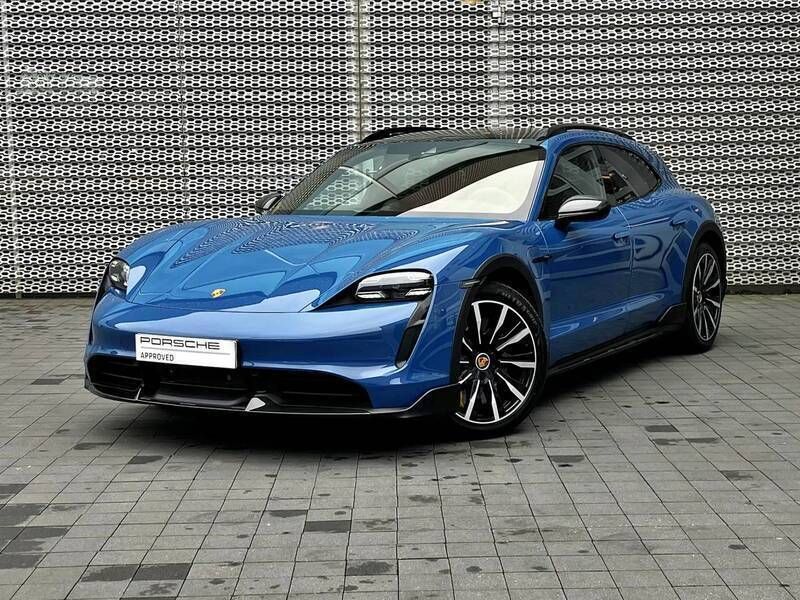 Neptune blue Używany 2023 Porsche Taycan Turbo S Cross Turismo Sedan/Limuzyna | 649 000 zł - Obraz 1/4