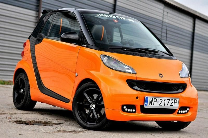 Pomarańczowy (metalik) Używany 2011 Smart ForTwo Cabrio Kabriolet | 17 900 zł - Obraz 1/4