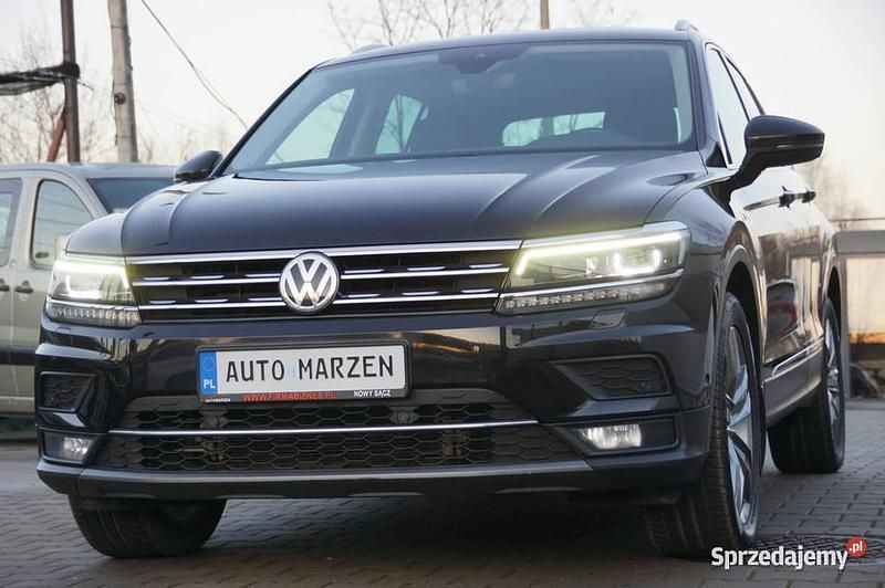Czarny Używany 2018 VW Tiguan SUV | 82 700 zł (Uczciwa cena) - Obraz 1/4