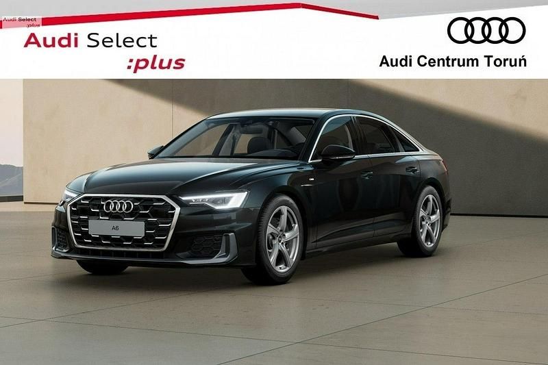 Czarny Używany 2024 Audi A6 S-Line Sedan/Limuzyna | 199 900 zł - Obraz 1/4