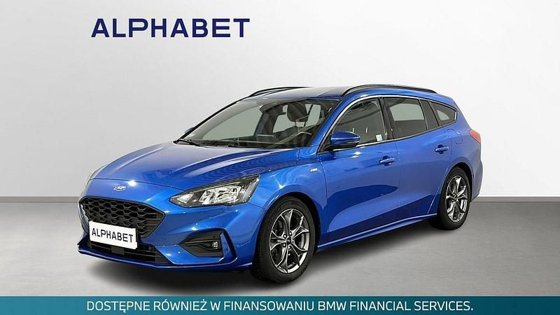 Niebieski Używany 2021 Ford Focus ST-Line Kombi | 57 900 zł (Uczciwa cena) - Obraz 1/4