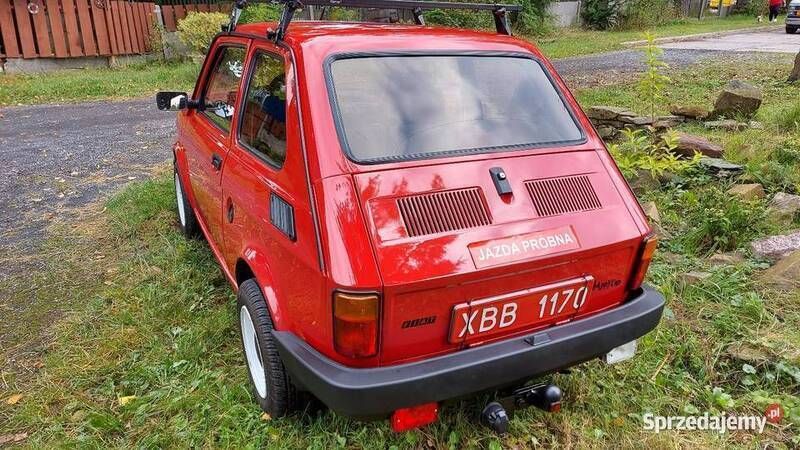 Czerwony Używany 1999 Fiat 126 Hatchback | 5100 zł (Dobra cena) - Obraz 1/4
