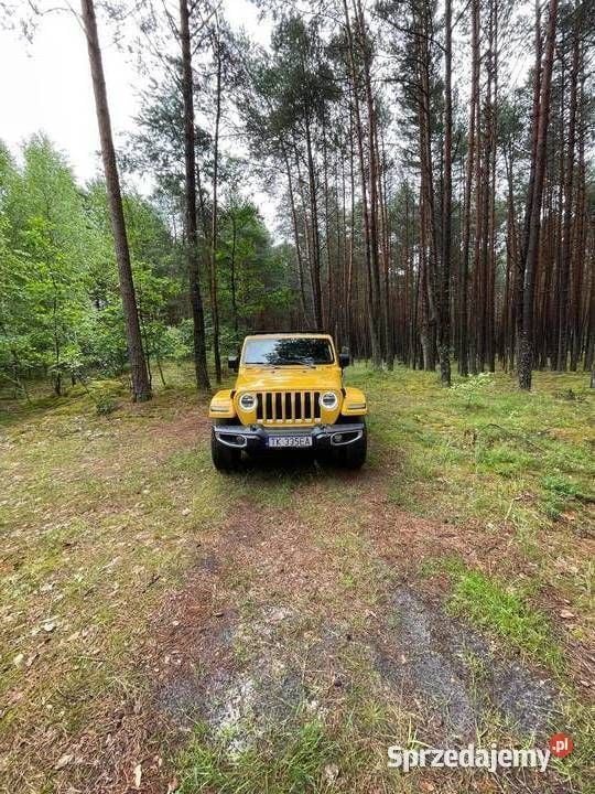 Używany Jeep Wrangler Sahara 2021 Żółty SUV