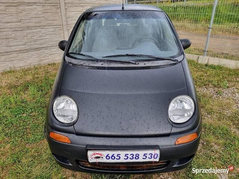Czarny Używany 1999 Chevrolet Matiz Hatchback | 1000 zł (Dobra cena) - Obraz 1/4
