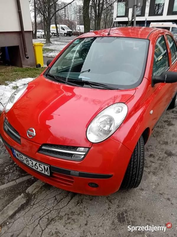 Używany Nissan Micra 2005 Czerwony Hatchback
