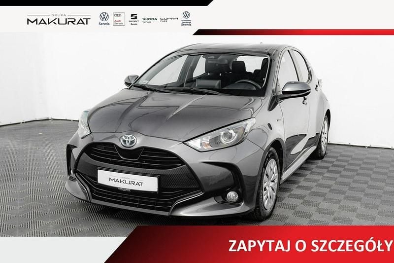 Szary Używany 2021 Toyota Yaris Hybrid Comfort Hatchback | 63 850 zł (Dobra cena) - Obraz 1/4