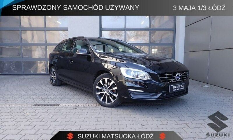 Czarny (metalik) Używany 2018 Volvo V60 Kombi | 63 500 zł (Dobra cena) - Obraz 1/4