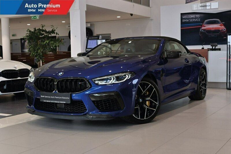 Niebieski (metalik) Używany 2021 BMW M8 Coupe | 449 900 zł - Obraz 1/4