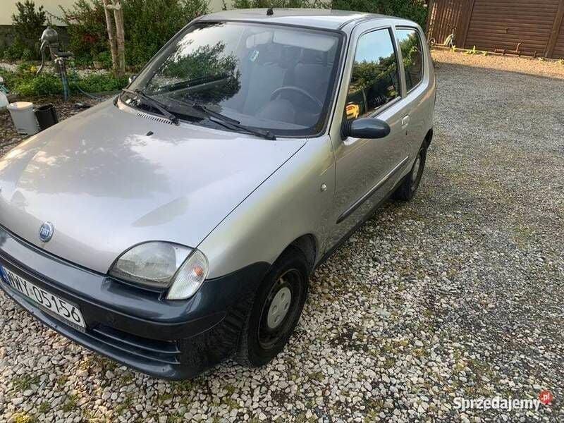 Szary Używany 2002 Fiat Seicento Hatchback | 2700 zł (Uczciwa cena) - Obraz 1/3