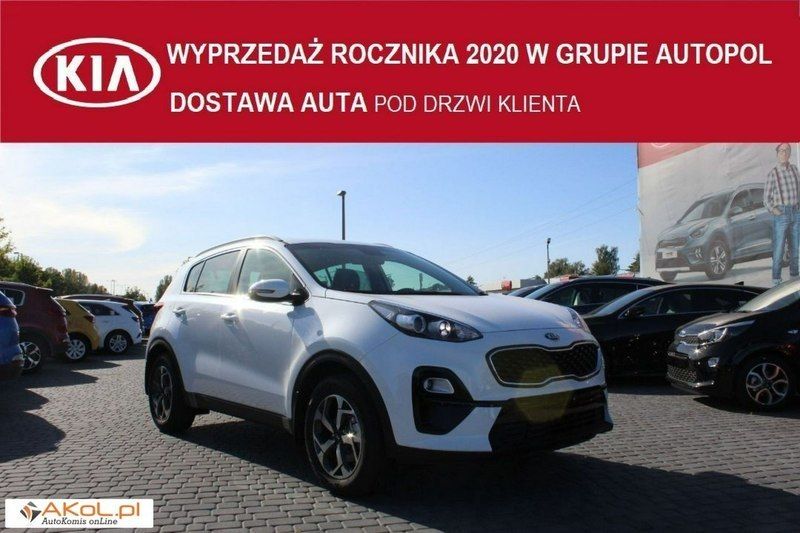 Biały Używany 2020 Kia Sportage 2 SUV | 94 680 zł (Uczciwa cena) - Obraz 1/4