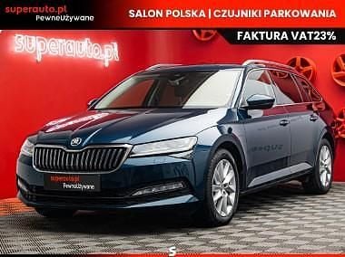 Niebieski Używany 2022 Skoda Superb Ambition Kombi | 79 700 zł (Super Cena) - Obraz 1/4