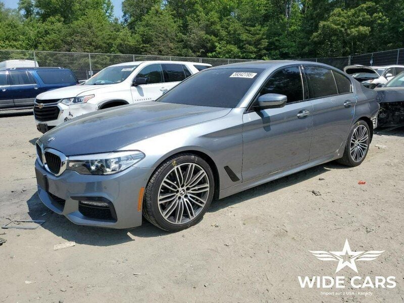 Szary (metalik) Używany 2018 BMW 530 Sedan/Limuzyna | 60 300 zł - Obraz 1/4