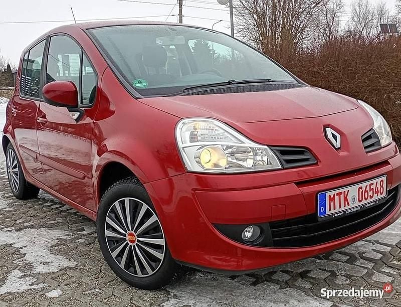 Bordowy Używany 2010 Renault Modus Minivan | 13 800 zł - Obraz 1/4