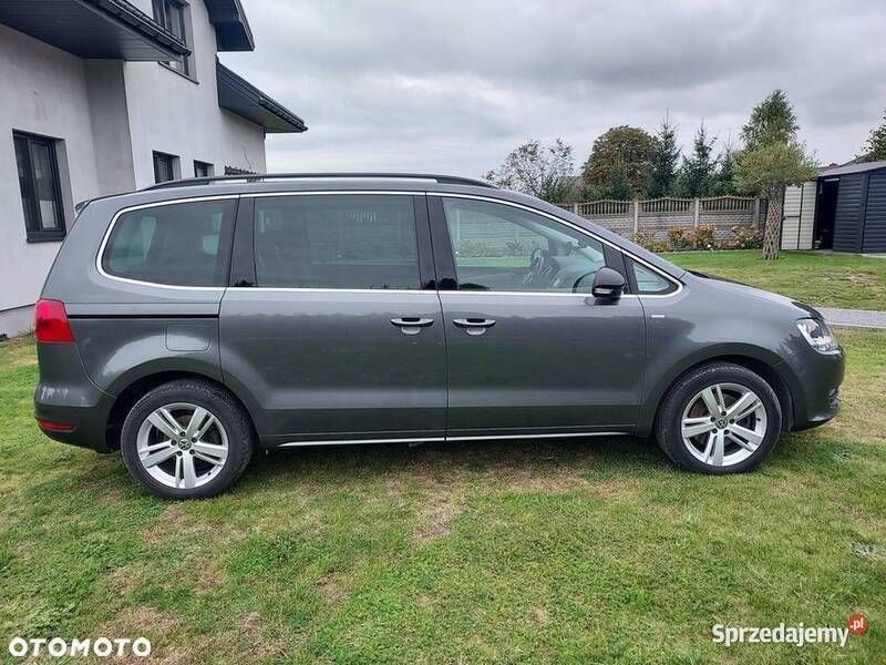Szary Używany 2012 VW Sharan Match Minivan | 41 500 zł - Obraz 1/4