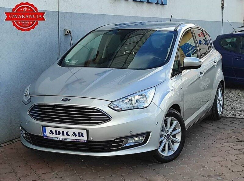 Srebrny Używany 2018 Ford C-MAX Minivan | 52 300 zł (Uczciwa cena) - Obraz 1/4