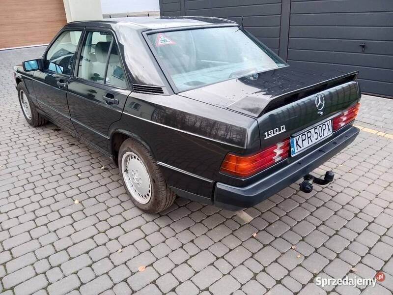 Grafitowy Używany 1990 Mercedes 190 Sedan/Limuzyna | 6000 zł - Obraz 1/4