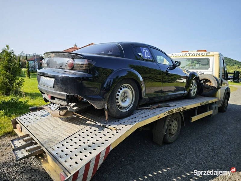 Czarny Używany 2004 Mazda RX8 Hatchback | 8100 zł - Obraz 1/4