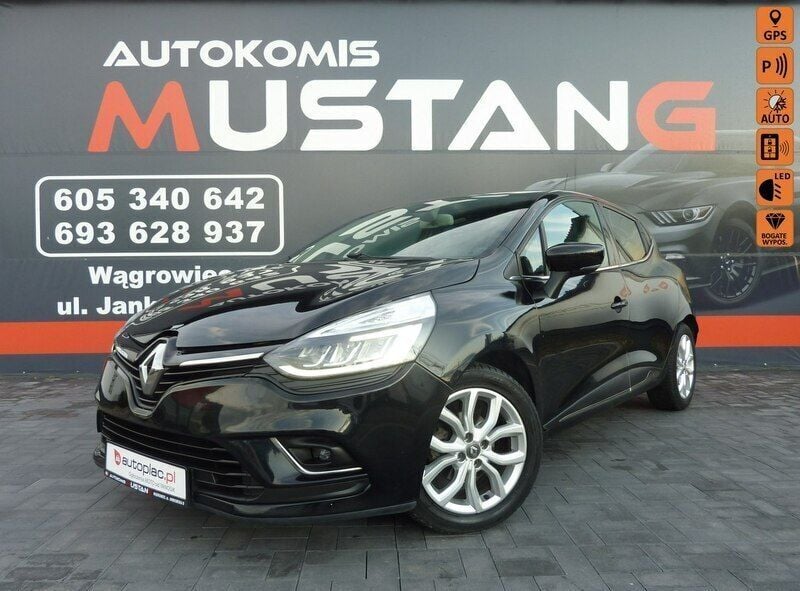 Czarny (metalik) Używany 2018 Renault Clio IV Hatchback | 29 900 zł (Uczciwa cena) - Obraz 1/4