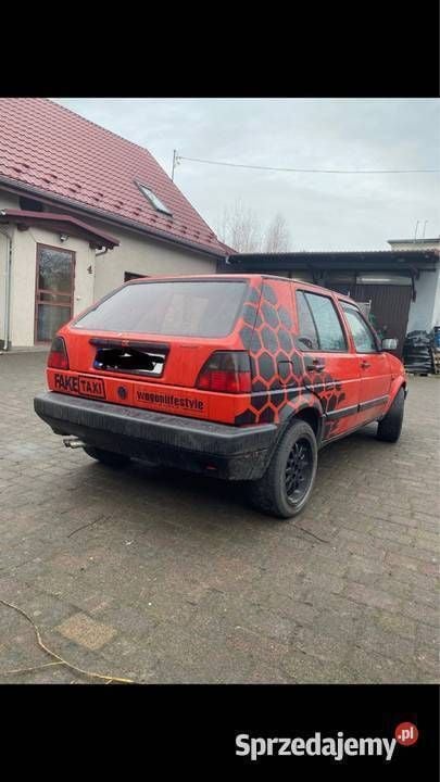 Używany VW Golf II 1989 Czerwony Hatchback