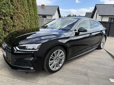 Czarny Używany 2017 Audi A5 Sportback S-Line Coupe | 92 500 zł (Uczciwa cena) - Obraz 1/4