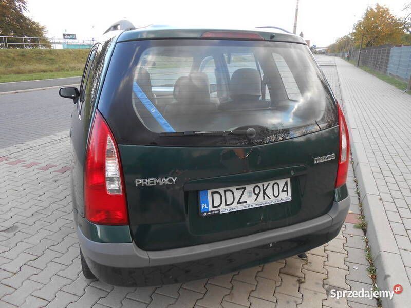 Zielony Używany 2001 Mazda Premacy Minivan | 3400 zł - Obraz 1/4