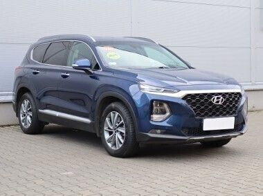 Niebieski Używany 2018 Hyundai Santa Fe SUV | 105 999 zł (Uczciwa cena) - Obraz 1/4