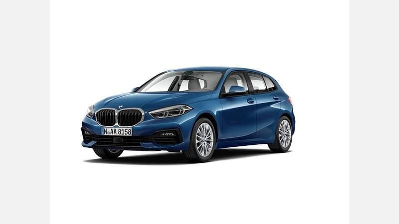 Niebieski phytonic metalizowany Używany 2021 BMW 118 Advantage Hatchback | 94 900 zł (Dość drogi) - Obraz 1/3