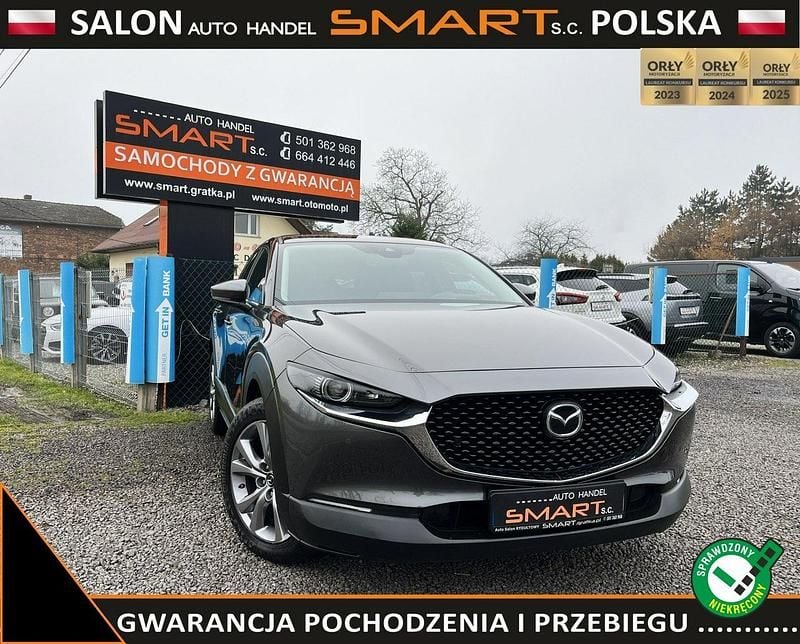 Szary Używany 2021 Mazda CX-30 SUV | 94 900 zł (Uczciwa cena) - Obraz 1/4