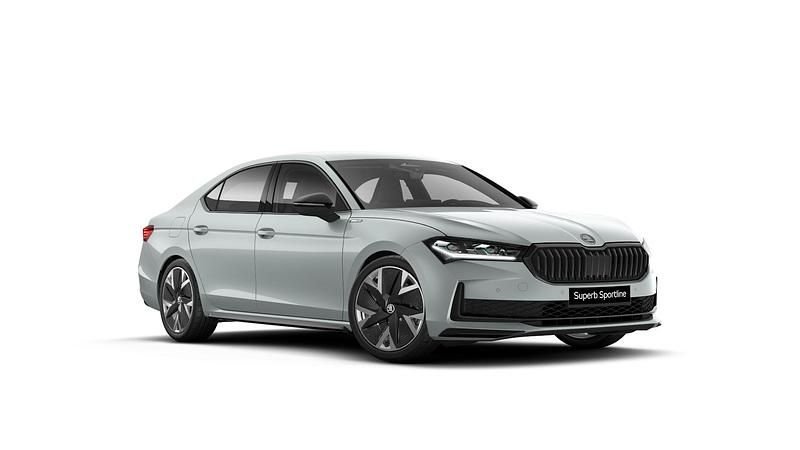 Srebrny pebble metalizowany Nowe 2026 Skoda Superb SportLine | 245 800 zł (Uczciwa cena) - Obraz 1/4