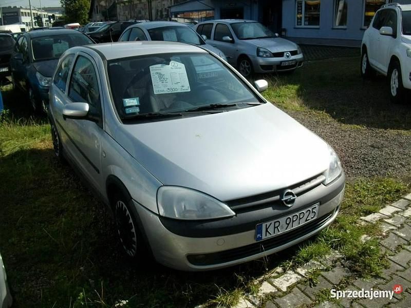 Srebrny Używany 2001 Opel Corsa Hatchback | 3900 zł (Uczciwa cena) - Obraz 1/4