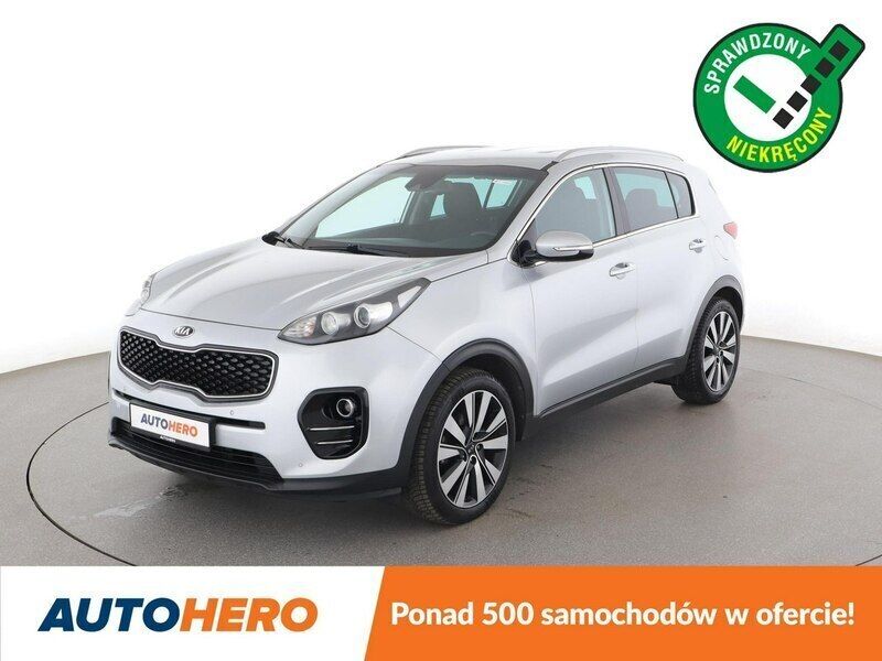 Srebrny (metalik) Używany 2016 Kia Sportage SUV | 46 600 zł (Dobra cena) - Obraz 1/3