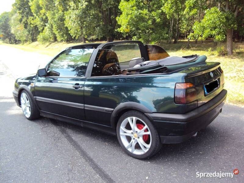 Zielony Używany 1994 VW Golf Cabriolet Karmann Kabriolet | 9500 zł - Obraz 1/4