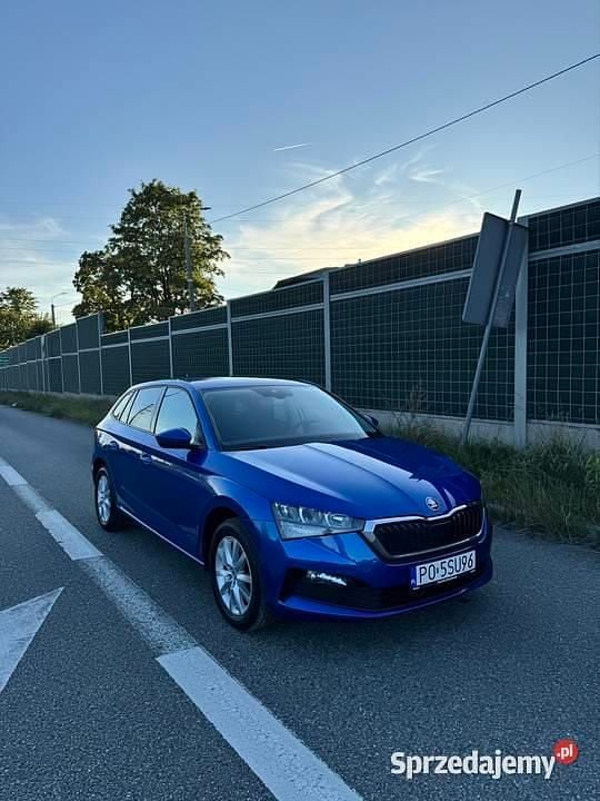 Niebieski Używany 2021 Skoda Scala Hatchback | 49 000 zł (Dobra cena) - Obraz 1/4