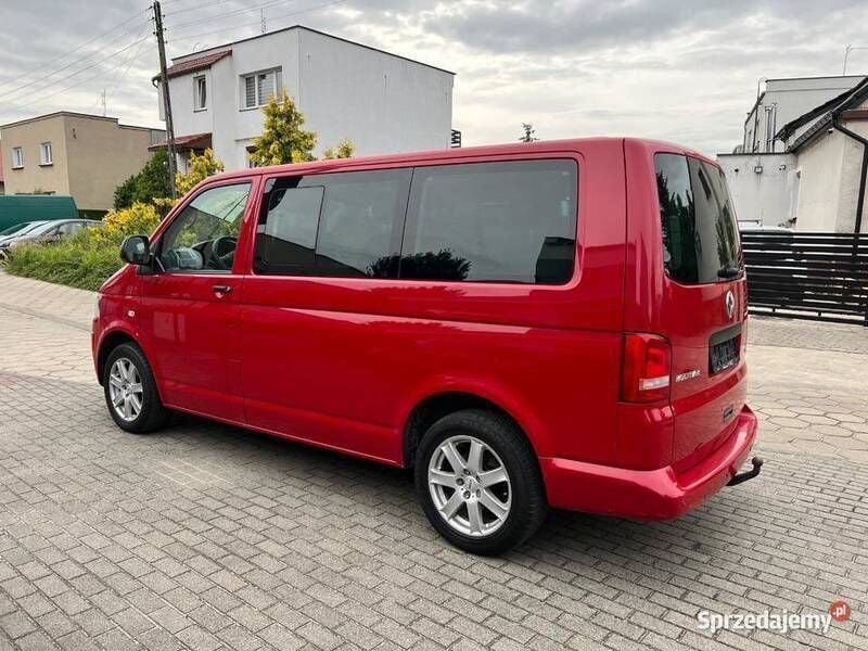 Czerwony Używany 2012 VW T5 Van | 49 900 zł - Obraz 1/4