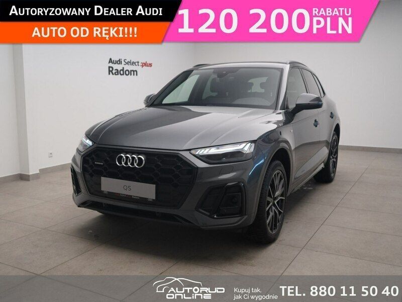 Szary (metalik, perła) Używany 2023 Audi Q5 SUV | 209 900 zł - Obraz 1/4