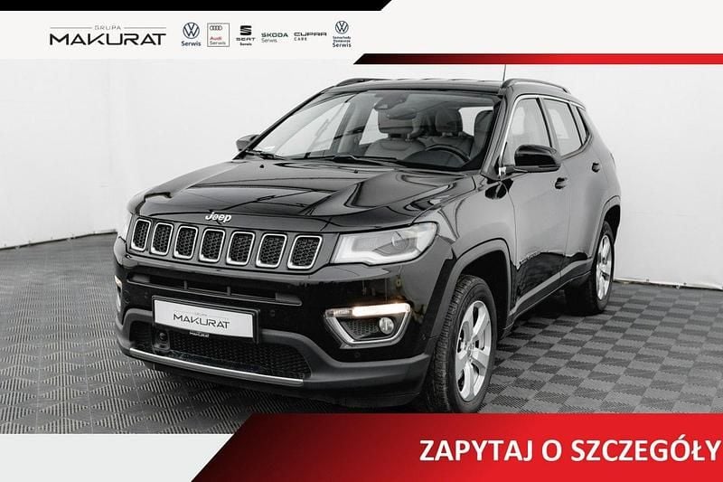 Czarny Używany 2018 Jeep Compass Limited SUV | 72 850 zł (Uczciwa cena) - Obraz 1/4