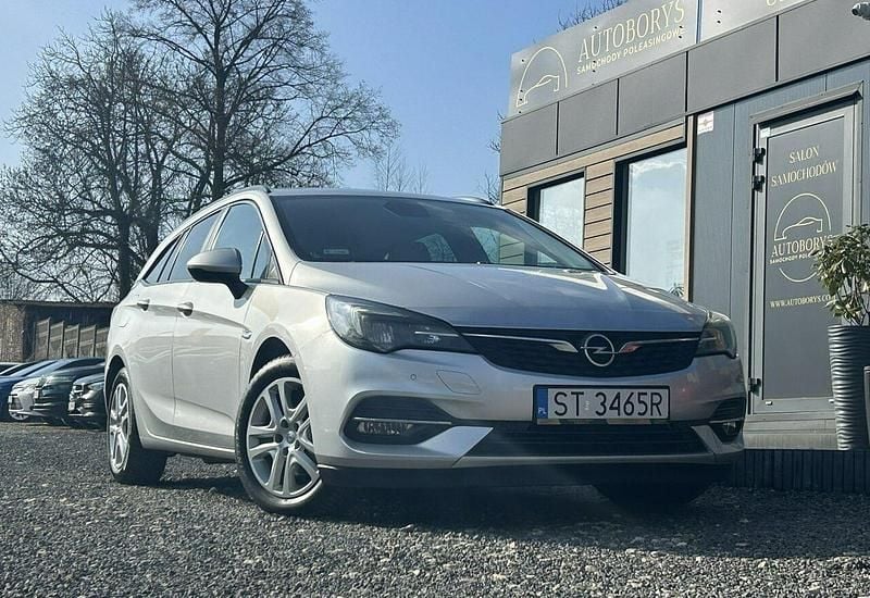 Używany Opel Astra 130 KM (95 kW) 2020 Srebrny (metalik) Kombi