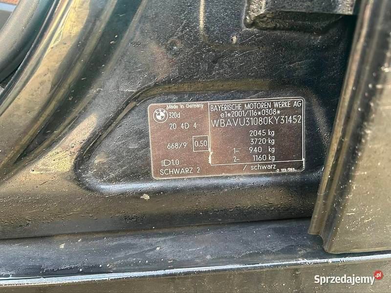 Używany BMW 320 2006 Czarny Kombi