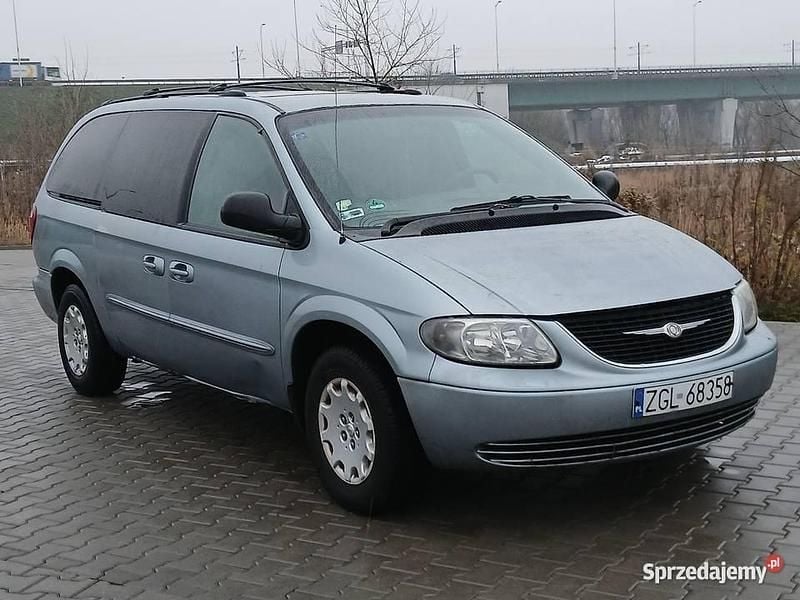 Niebieski Używany 2003 Chrysler Town & Country Van | 7700 zł - Obraz 1/4