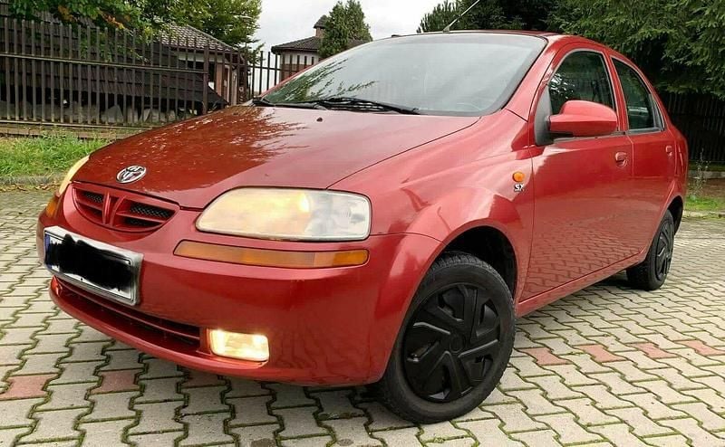 Czerwony Używany 2004 Chevrolet Kalos Sedan/Limuzyna | 5300 zł - Obraz 1/4